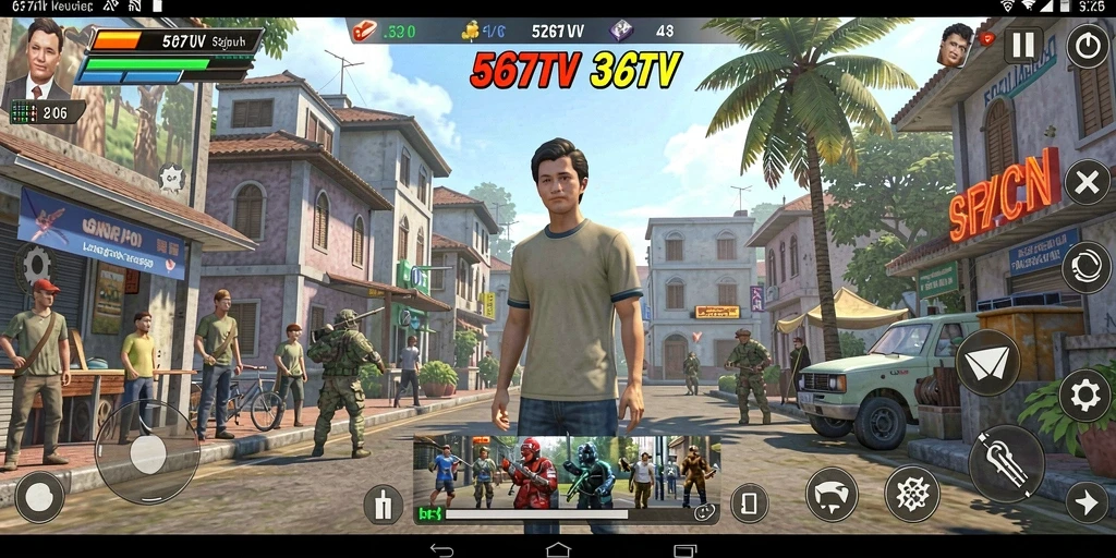 Screenshot utama 567TV menampilkan pengalaman simulasi yang realistis dan interaktif.