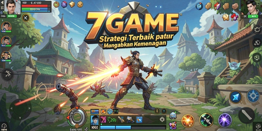 Tampilan gameplay intensif dan strategis di 7GAME.