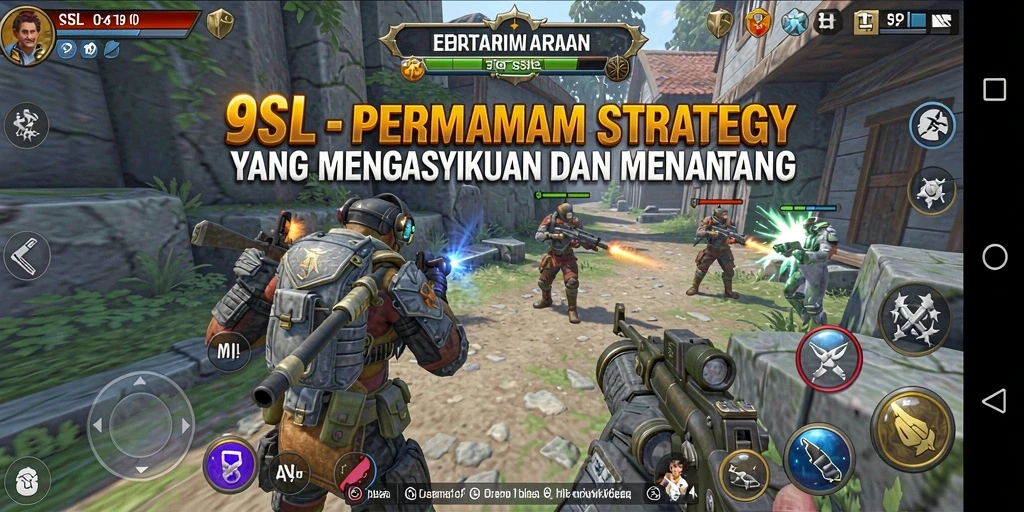 Tampilan gameplay strategi mengasyikkan di 9SL.