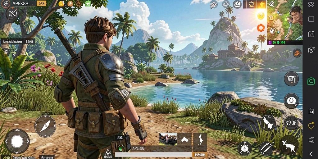 Gameplay APEK88 menampilkan eksplorasi dunia terbuka yang menarik.