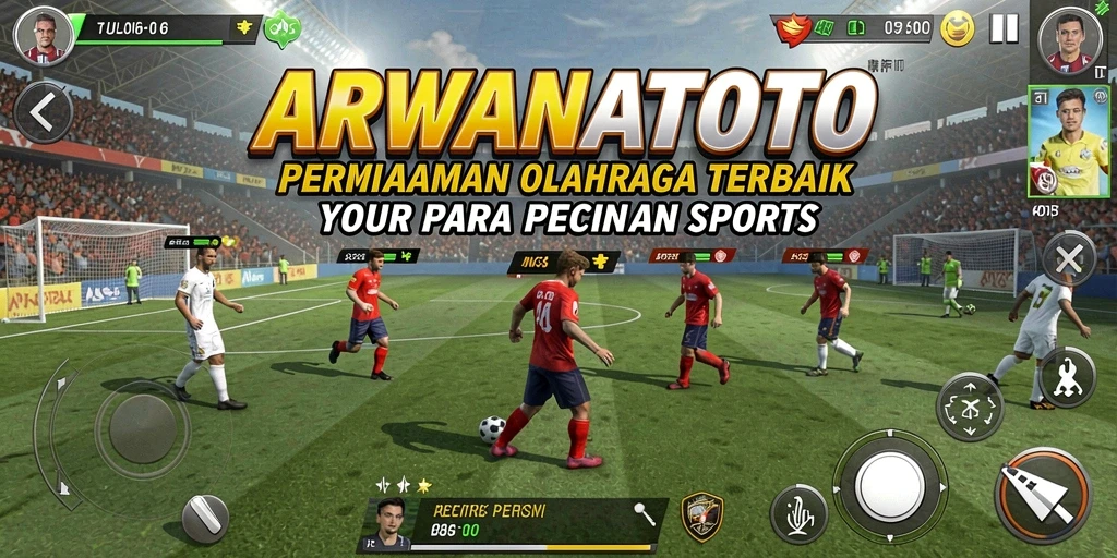 Tampilan menarik dari gameplay ARWANATOTO yang menampilkan berbagai olahraga.
