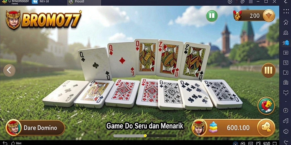 Gameplay BROMO77 yang seru dan interaktif dalam permainan Domino.