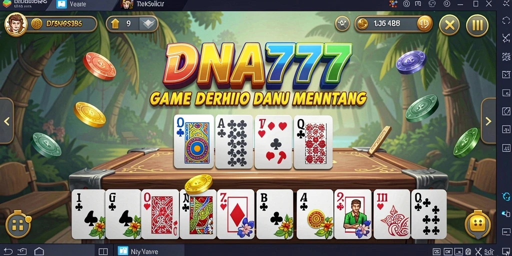 Tampilan menarik gameplay Domino yang menegangkan.