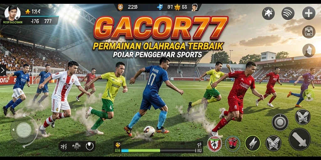 Gameplay GACOR77 yang mendebarkan dengan grafis tajam.