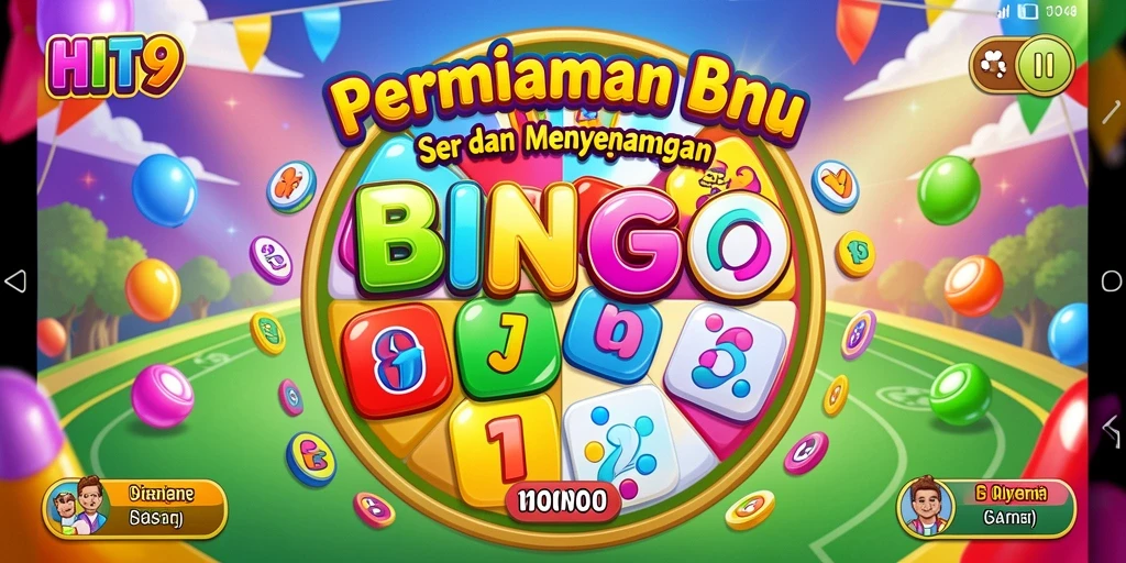 Tangkapan layar HIT9 yang menunjukkan keseruan gameplay Bingo.