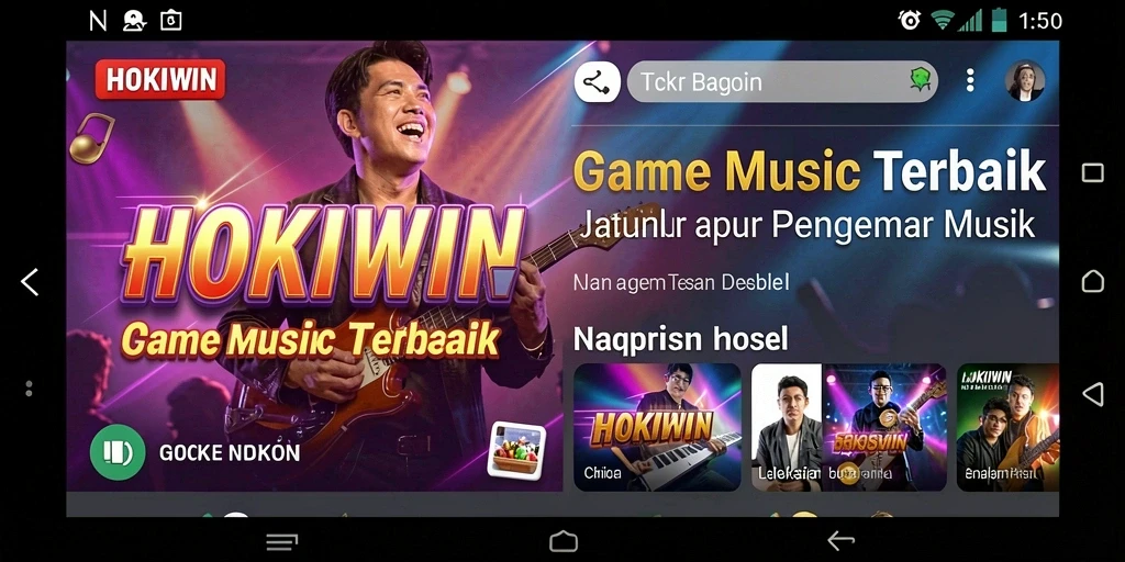 Tampilan gameplay HOKIWIN dengan warna-warna menyenangkan dan antarmuka intuitif.