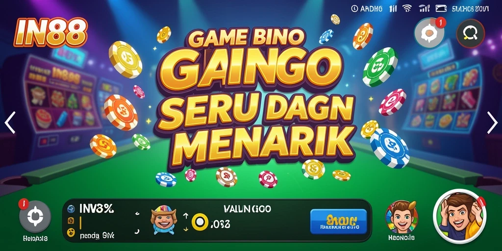 Tampilan gameplay Bingo yang menegangkan dan seru di IN88.