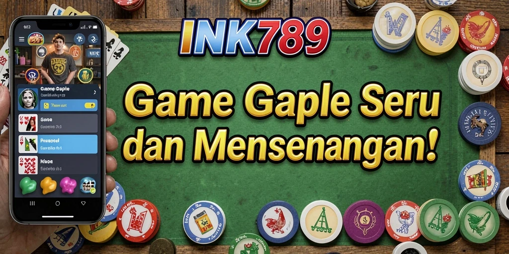 Screenshot gameplay INK789 yang menampilkan keseruan Gaple.