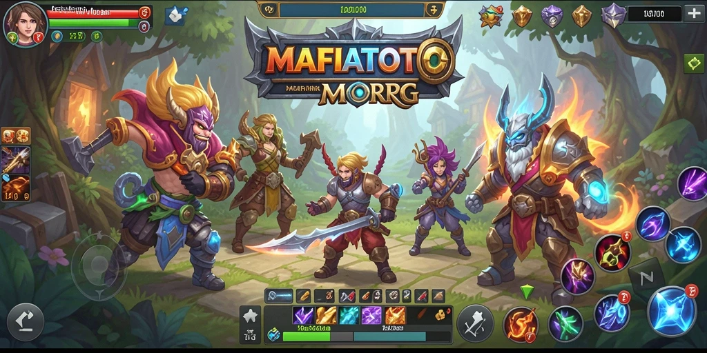 Tampilan gameplay epik dalam MAFIATOTO yang memukau