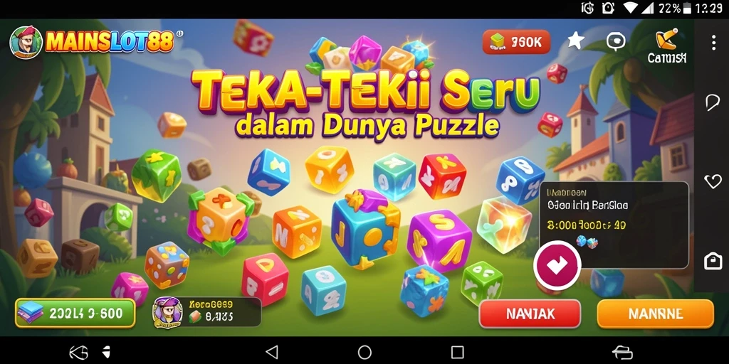 Screenshot gameplay MAINSLOT88 menampilkan aksi seru mengatasi teka-teki.