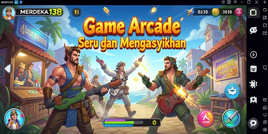 Tampilan menarik dari gameplay <strong>MERDEKA138</strong> di tengah aksi seru.