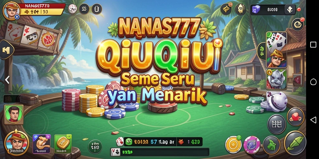 Tampilan gameplay seru dalam NANAS777 QiuQiu.