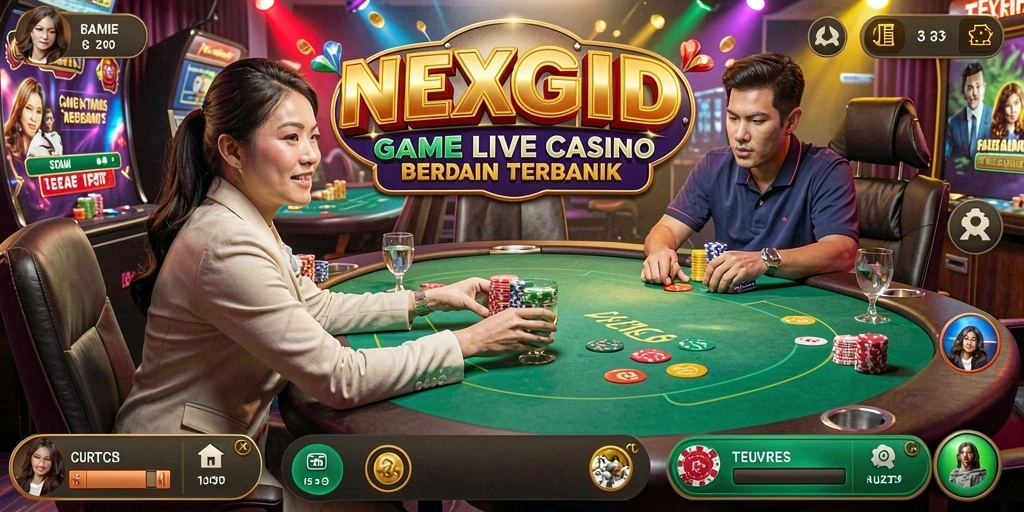 Gameplay Live Casino yang menarik dan interaktif di NEXGID.