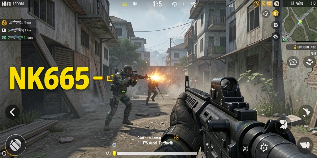 Screenshot gameplay NK666 dengan pertarungan seru dan grafik menawan.