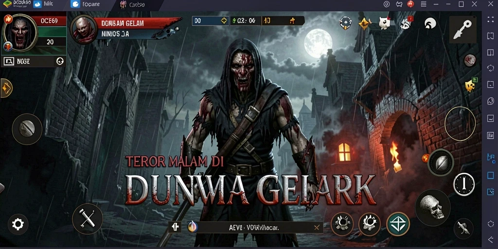 Gameplay seram OCE69 dengan suasana menegangkan.
