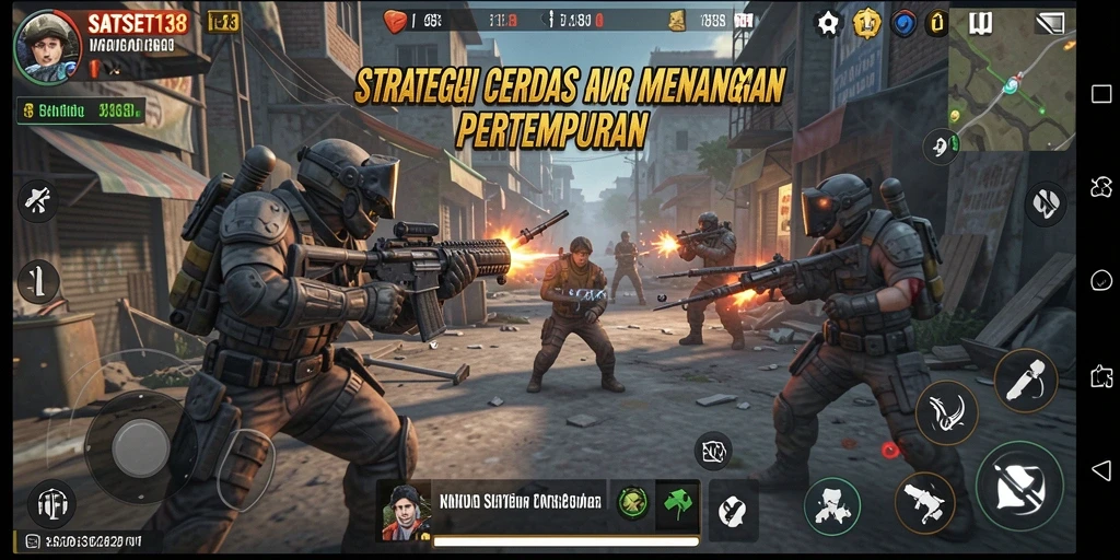 Tangkapan layar SATSET138 menunjukkan pertempuran strategis yang intens dan menarik.