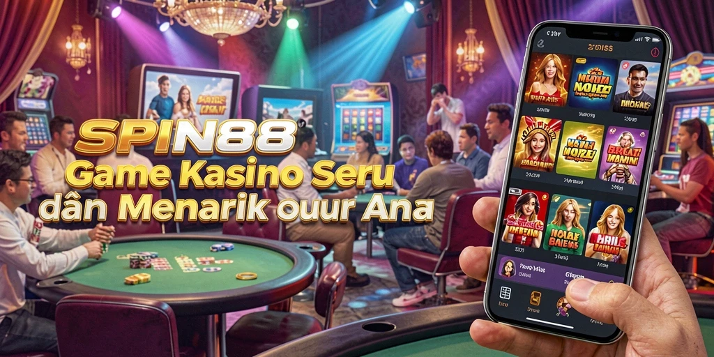 Tampilan gameplay SPIN88 yang menarik dan penuh warna.