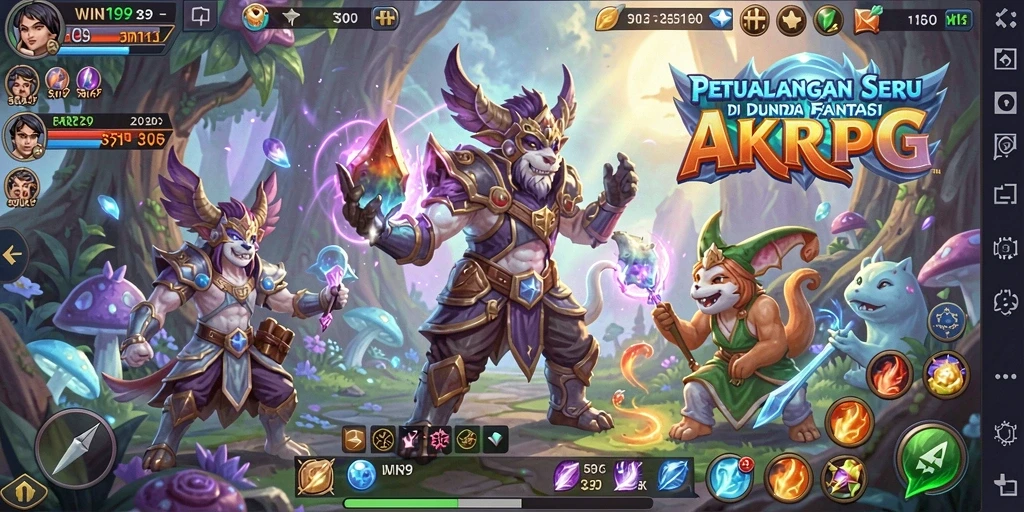 Screenshot gameplay dari WIN199 menampilkan aksi seru dalam dunia ARPG.